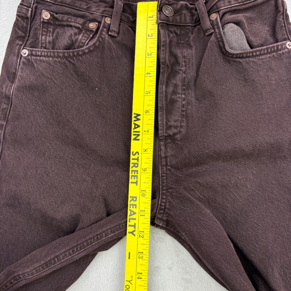AGOLDE Jeans Womens 26x28 Brown Wide Leg High Rise Relaxed Denim Baggy - Picture 11 of 13
